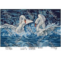 Схема для вышивки бисером "Танец лебедей" (Схема или набор)